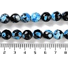Natural Fire Crackle Agate Beads Strands G-M437-A01-01H-5