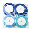 8Rolls 4 Colors Single Face Satin Ribbon OCOR-FS0001-10B-7