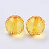 Transparent Acrylic Beads TACR-Q254-22mm-V24-2