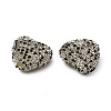 Sparkling Acrylic Heart Beads with Rhinestone Embellishment LS-OACR-NH0001-02B-06-2