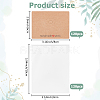 120Pcs Rectangle Paper Foldable Header Cards CDIS-WR0001-01B-2