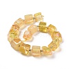 Electroplated Natural Quartz Beads Strands G-G767-02-12-2