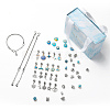 DIY Alloy European Bracelets Making Kits DIY-I108-01B-2