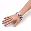 (Jewelry Parties Factory Sale)Natural Howlite Beads Stretch Bracelets BJEW-JB03854-04-3