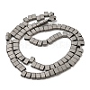 Electroplated Non-magnetic Synthetic Hematite Beads Strands G-C106-B01-11B-2