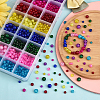 1920~2480Pcs 3 Style Spray Painted Crackle Glass Beads CCG-CJ0001-05-5