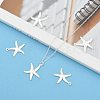 Starfish/Sea Stars Brass Pendants KK-L134-11S-5