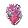 Valentine's Day Opaque Printed Acrylic Pendants for Earrings Making MACR-M037-01B-2