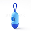 Plastic Pill Shape Pet Poop Waste Bags Holder AJEW-Z002-A03-1