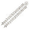 1Pc Shiny Flower Crystal Rhinestone Collar Trim DIY-FG0003-38-1