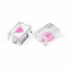 Transparent Acrylic Beads ACRC-S039-11G-3