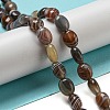 Natural Botswana Agate Beads Strands G-NH0015-C03-01-2