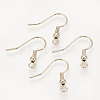 Brass Earring Hooks KK-T029-132LG-NF-1