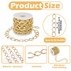 5M Oxidation Aluminum Twist Rhombus Link Chains CHA-TA0001-36-4