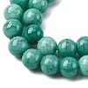 Ombre Effect Dyed Glass Beads Strands X-GLAA-T031-01O-09-4