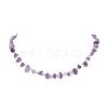 Natural Mixed Gemstone Chips Beaded Necklace NJEW-JN04311-2