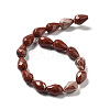 Natural Red Jasper Beads Strands G-P520-B04-01-3