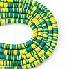 Handmade Polymer Clay Beads Strands CLAY-R089-6mm-T02B-35-5