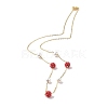Plastic Imitation Pearl Beads  Beads Necklace BJEW-B078-04G-2