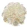 UV Plating Rainbow Iridescent Acrylic Beads OACR-P010-04A-3