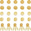 3 Style Alloy European Beads FIND-CA0006-17-1