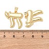 Brass Pendants KK-K408-67G-01-3
