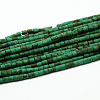 Frosted Synthetic Turquoise Heishi Bead Strands X-G-A132-05-2