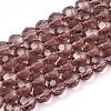 Glass Beads Strands EGLA-J042-4mm-06-1
