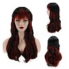 Two Tone Long Curly Synthetic Wigs OHAR-I017-03-11