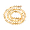 Natural Citrine Beads Strands G-E326-6mm-02-3