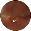 Simple Style Adjustable 316L Surgical Stainless Steel Heart and Initial Pendant Necklaces for Women WG95AEF-20-1