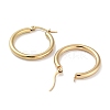 Ring 304 Stainless Steel Hoop Earrings for Women Men EJEW-B049-01B-G-2