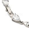 Brass Micro Pave Cubic Zirconia Necklaces NJEW-H027-01P-03-3