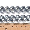 Electroplate Glass Beads Strands X-EGLA-B008-01A-PL01-4