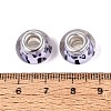 Opaque Resin European Beads RESI-N044-03S-03-4