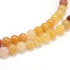 Natural Topaz Jade Round Bead Strands G-J303-02-4mm-3