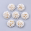 ABS Plastic Imitation Pearl Cabochons FIND-S319-25A-1