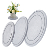 3Pcs 3 Styles Diatomaceous Earth Flower Pot  Pads DIY-OC0014-84A-1