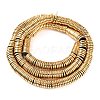Electroplated Synthetic Non-magnetic Hematite Beads Strands G-H027-G01-04-3