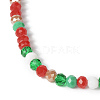 Christmas Theme Glass Beads Strands GLAA-G095-01B-2