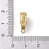Brass Micro Pave Cubic Zirconia Donut Bails ZIRC-NH0001-02G-3