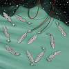 20Pcs Tibetan Style Alloy European Dangle Charms PALLOY-AB00231-5