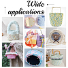 10 Pcs 5 Style Flat Round Felt Fabric DIY-PH0009-24D-7
