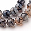 Natural Dragon Veins Agate Beads Strands G-D845-03-6mm-3