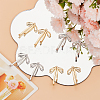 8Pcs 2 Colors Brass Pendants KK-GO0001-68-4