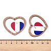 French Theme Printed Wood Pendants WOOD-N016-12-3