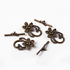Tibetan Style Toggle Clasps LS-MLF0677Y-NF-1