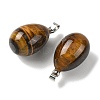 Natural Tiger Eye Pendants GG-K002-08A-03-2