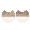 Resin & Walnut Wood Pendants RESI-T023-11B-1