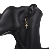 304 Stainless Steel Leverback Earrings EJEW-JE06885-4